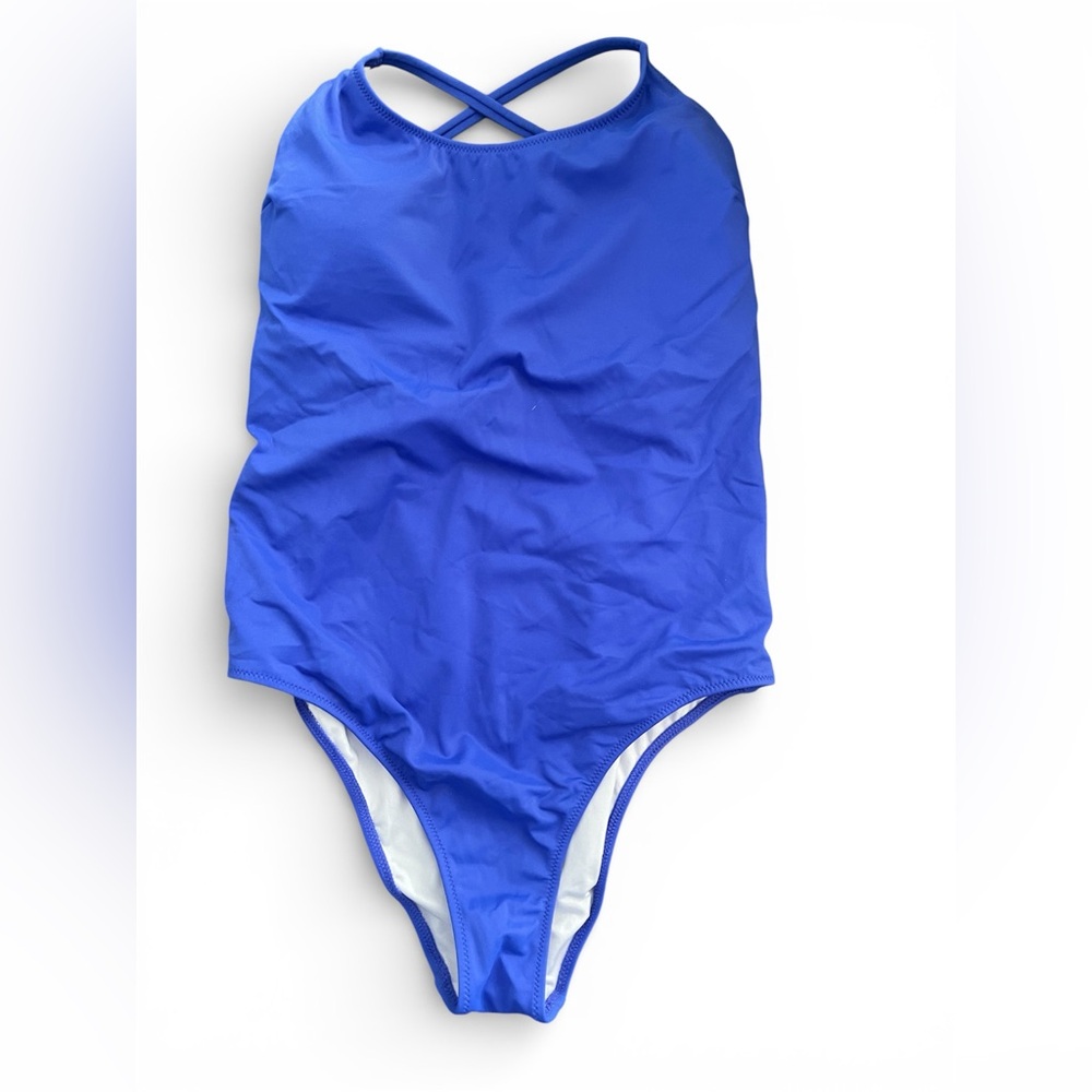 Pink by Victoria’s Secret Blue One-Piece Swimsuit